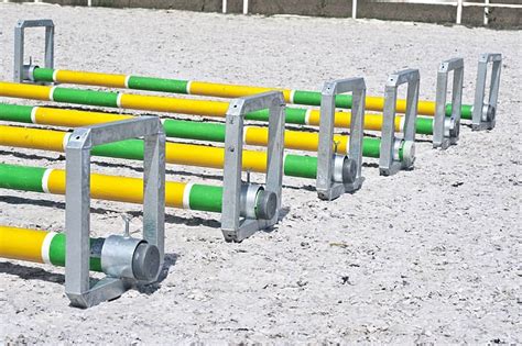 CAVALETTI 4 Blöcke / 2 Paar ohne Stangen / Stahl verzinkt - Alfako ...