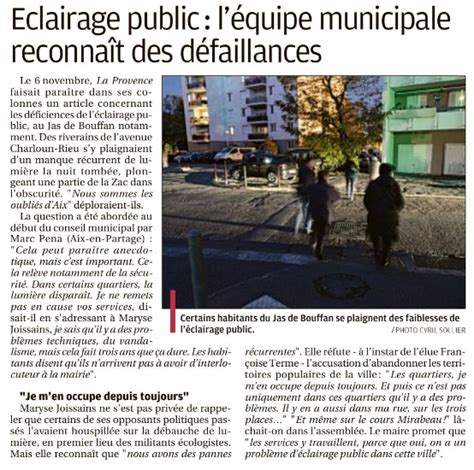 Pannes Déclairages Publics La Mairie Reconnait Les Difficultés