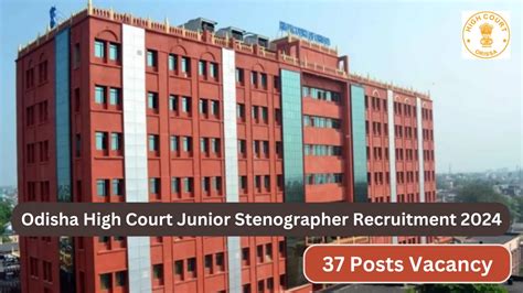 Odisha High Court Junior Stenographer Recruitment 2024 Apply Online 37 ...