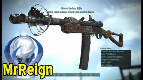 Fallout 4 Far Harbor KILOTON RADIUM EXPLOSIVE RIFLE Weapon