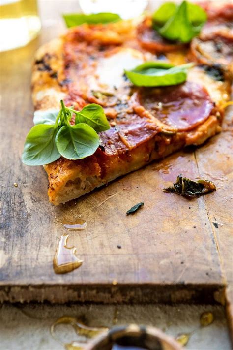 Sweet And Spicy Tomato Basil Pepperoni Pizza Half Baked Harvest