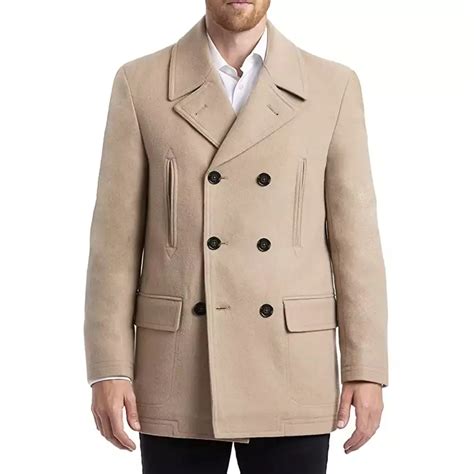 Christopher Double Breasted Mens Pea Coat Jm
