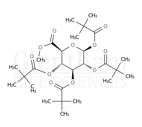 1 2 3 4 Tetra O pivaloyl β D glucopyranuronic acid methyl ester CAS