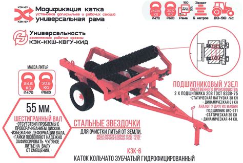Прикатывающие катки ДЛЯ ВЫРАВНИВАНИЯ И ПРИКАТЫВАНИЯ ПОЧВЫ