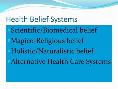 PPT Cultural Influences The Health Care Setting PowerPoint