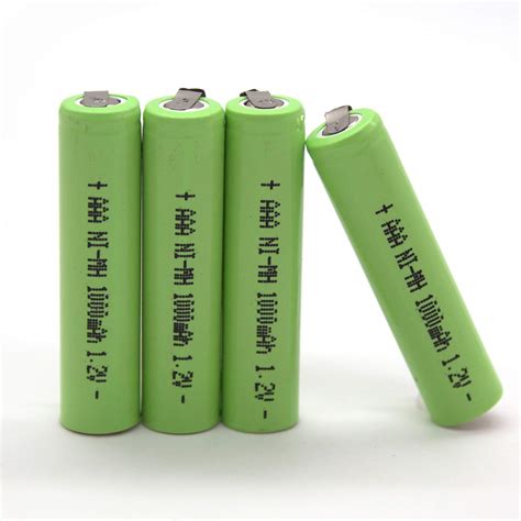 Mua YUTSUJO 4 Pack 1 2V Ni MH AAA 600mAh Rechargeable Battery W Tabs