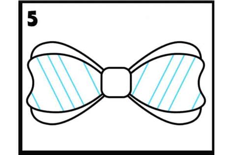 How To Draw A Bow Tie Easy Made With Happy