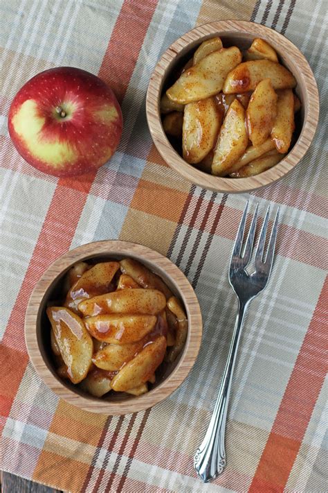 Stovetop Cinnamon Apples Emily Bites Food 24h