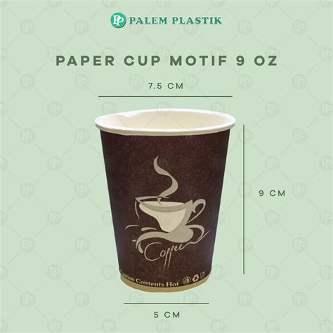 Jual Paper Hot Cup Gelas Kertas Kopi Oz Csh Min Pembelian Pcs Shopee Indonesia