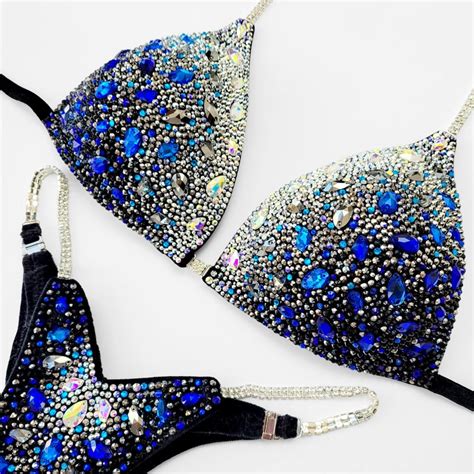 Rhinestone Bikini Etsy