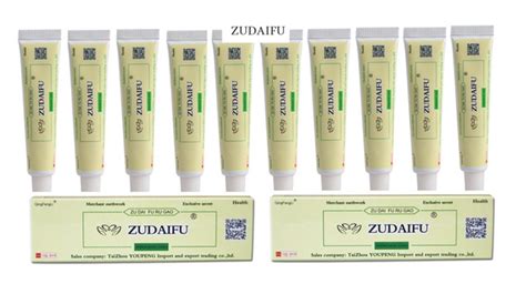 ZUDAIFU 10 шт. мазь от псориаза, экземы, дерматита, зуда, потницы ...