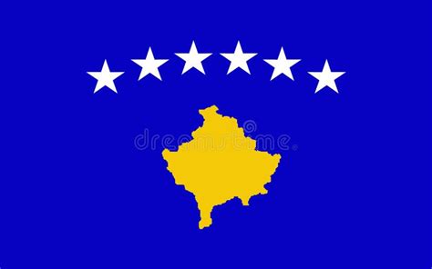 Flag Of Pristina Kosovo Stock Illustration Illustration Of Pristina