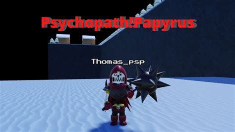 Psychopathtale Papyrus Showcase I Sans Multiversal Battles 2 I Roblox Youtube