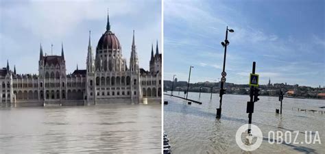 Потоп в Будапеште – затопило набережную из-за повышения уровня воды в ...