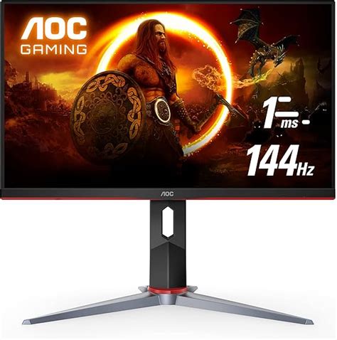 AOC 24G2 24" Frameless Gaming IPS Monitor, FHD 1080P, 1ms 144Hz ...