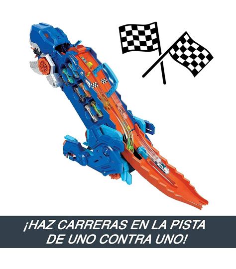 Hot Wheels Camion Trailer Tiranosaurio Rex De Mattel