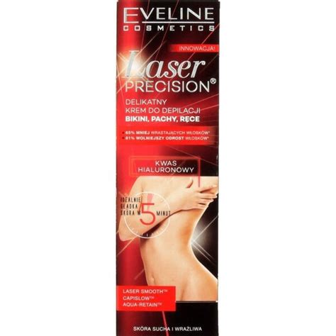 Eveline Laser Precision Krem do depilacji bikini pach i rąk 5 minutowy 125ml chemiazniemiec pl