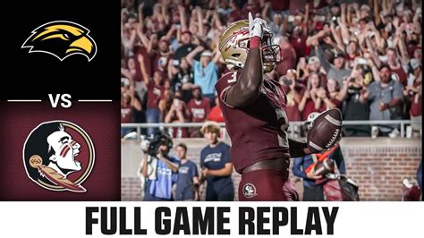 Southern Miss Vs Florida State Full Game Replay 2023 Acc Football Youtube