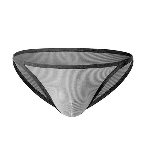 GTOPX Basis Bikini New メンズ リブ生地 セクシー下着 ローライズ ストレッチ 定番 吸水速乾 柔らかい 通気性