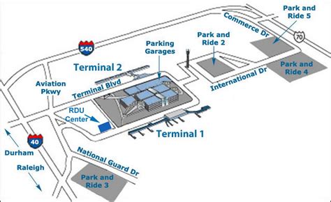 Airport Parking Map - raleigh-durham-airport-parking-map.jpg