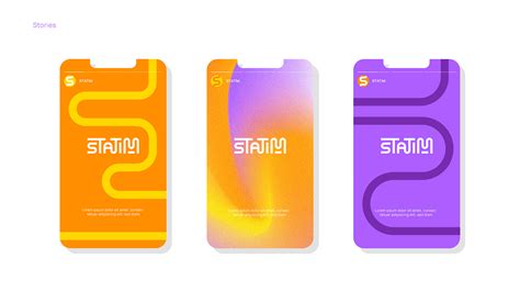 statim logo brand identity behance