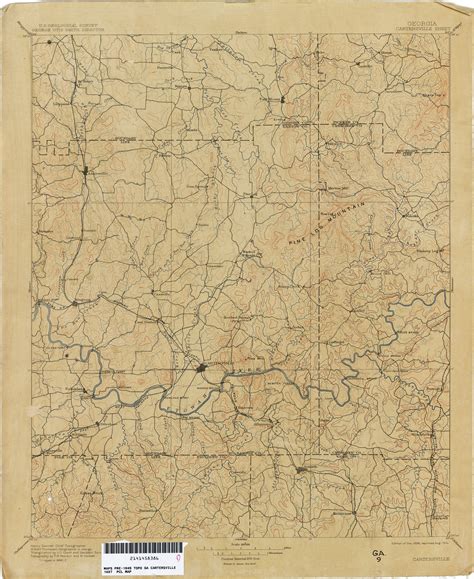 Georgia Historical Topographic Maps Perry Casta Eda Map Collection