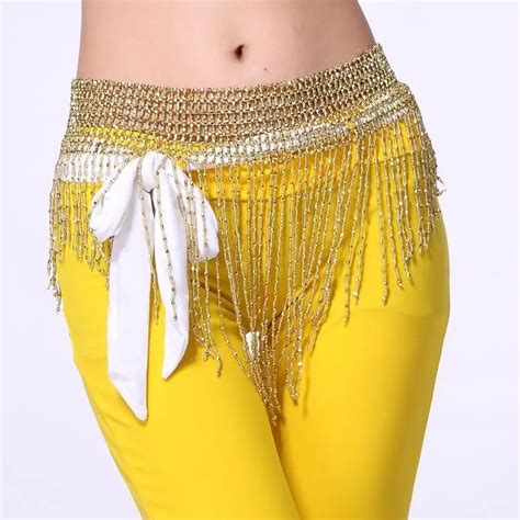 Sale Belly Dance Tassel Waist Chain Women Long Gypsy Skirts Hip Scarf