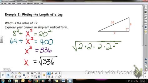 Geometry The Pythagorean Theorem Its Converse Youtube