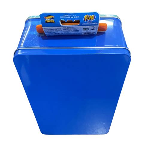 Maleta Porta Carrinhos Monster Trucks Hot Wheels Fun F Tima Crian A