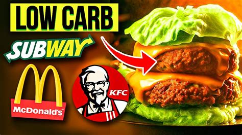 Low Carb Fast Foods You Can Enjoy Guilt Free Part Youtube