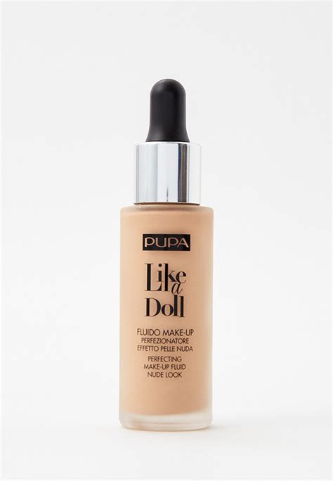 Тональный флюид Pupa с ультралегкой текстурой и сияющим финишем, цвет ...