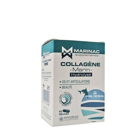 Collagène marin Hydrolysé Marinac 60 gélules