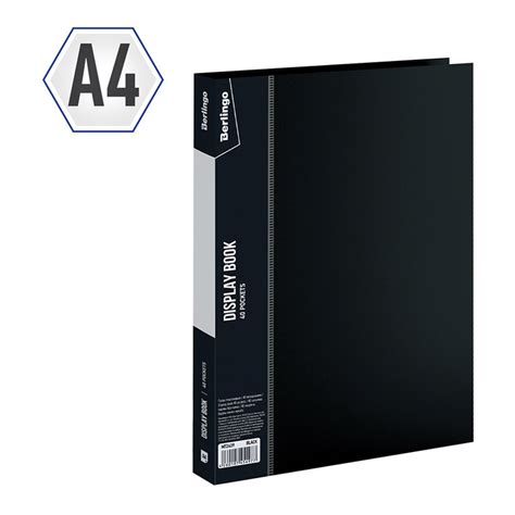 Папка Berlingo 40 вкладышей Standard 21 мм 600 мкм черная купить по ...