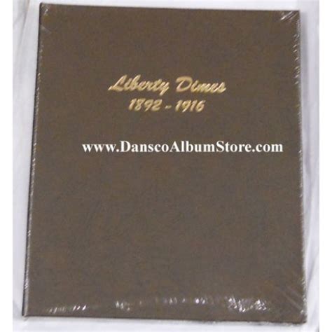 Liberty Dimes 1892-1916 Dansco Album #7121 U.S. Barber Dimes