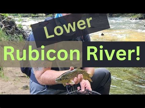 Fly Fishing The Rubicon River Lower Dry Droppers Early Summer Youtube