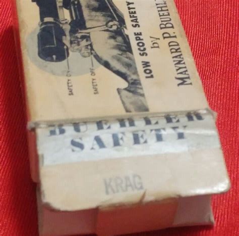 Vintage Maynard Buehler Krag Rifle Low Scope Safety Mike 4636696356