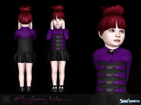 Скачать платье My gloomy babe от Shushilda для Симс 3