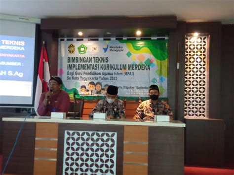 Kkg Pai Kota Yogyakarta Gelar Bimtek Implementasi Kurikulum Merdeka