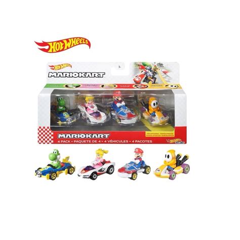 Hot Wheels Set Autos Hot Wheels Mario Kart Peach Falabella