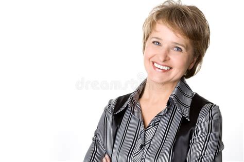 Grand M Re Blonde Attirante Photo Stock Image Du Sourire Femelle