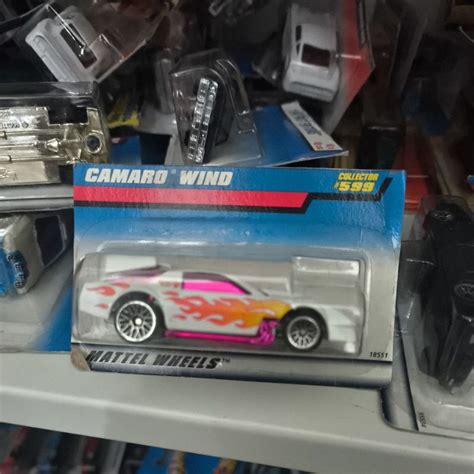 Putih Hot Wheels Camaro Wind No White Pink Metal Iron Base Shopee Malaysia