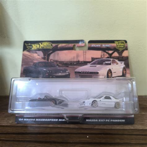 Jual Hot Wheels 2 Pack 04 Mazda Mazdaspeed Miata Dan Mazda RX 7 FC Pandem Kota Bandung