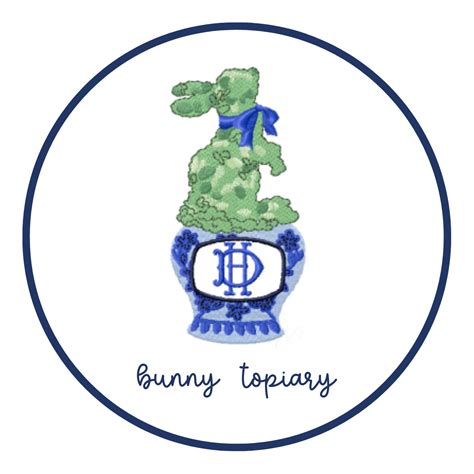 Bunny Topiary The Brookside Bobbin