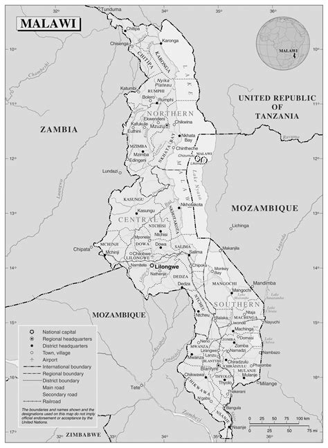 Maps of Malawi | Map Library | Maps of the World