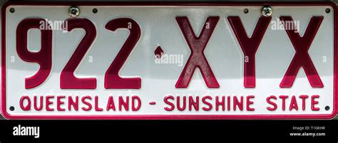 Australian License Plate Hi Res Stock Photography And Images Alamy