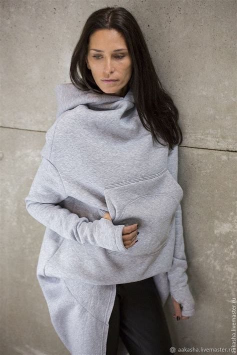 Серое спортивное пальто Fleece в интернет-магазине на Ярмарке Мастеров ...