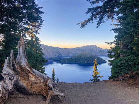 Sunset Behind Crater Lake Klamath County Or Oc 1440x1079 R