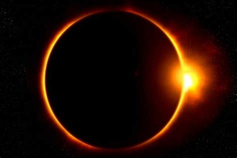 Eclipse Solar Formar Anel De Fogo Ao Redor Da Lua Esta Semana