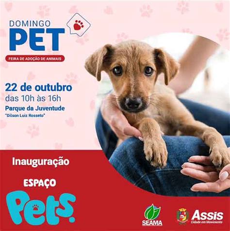 Espa O Pets Inaugura No Parque Da Juventude Feira De Ado O No