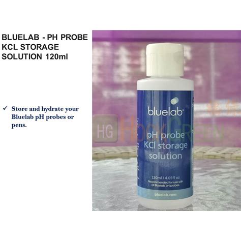 Bluelab Ph Probe Kcl Storage Solution 120ml Shopee Malaysia